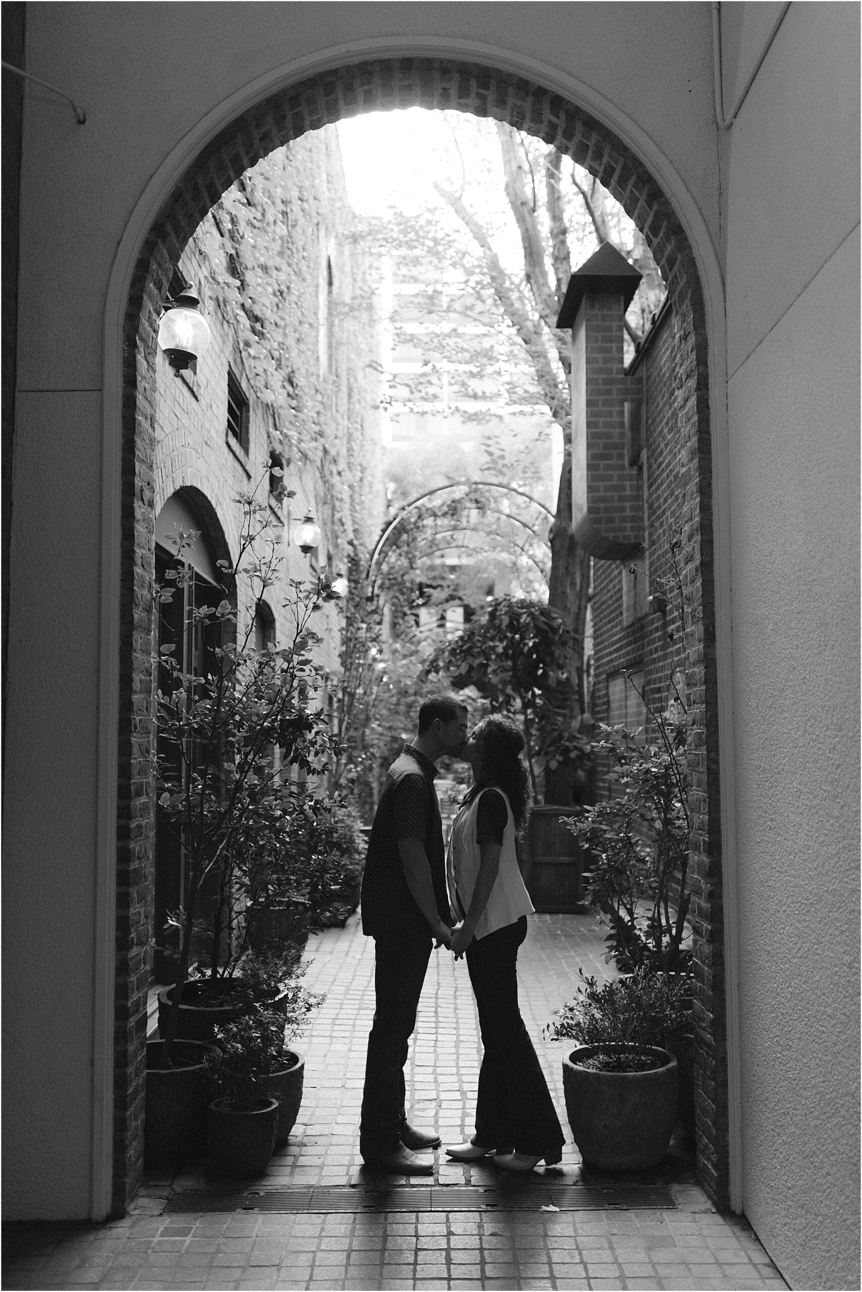sundance square fort worth texas engagement session