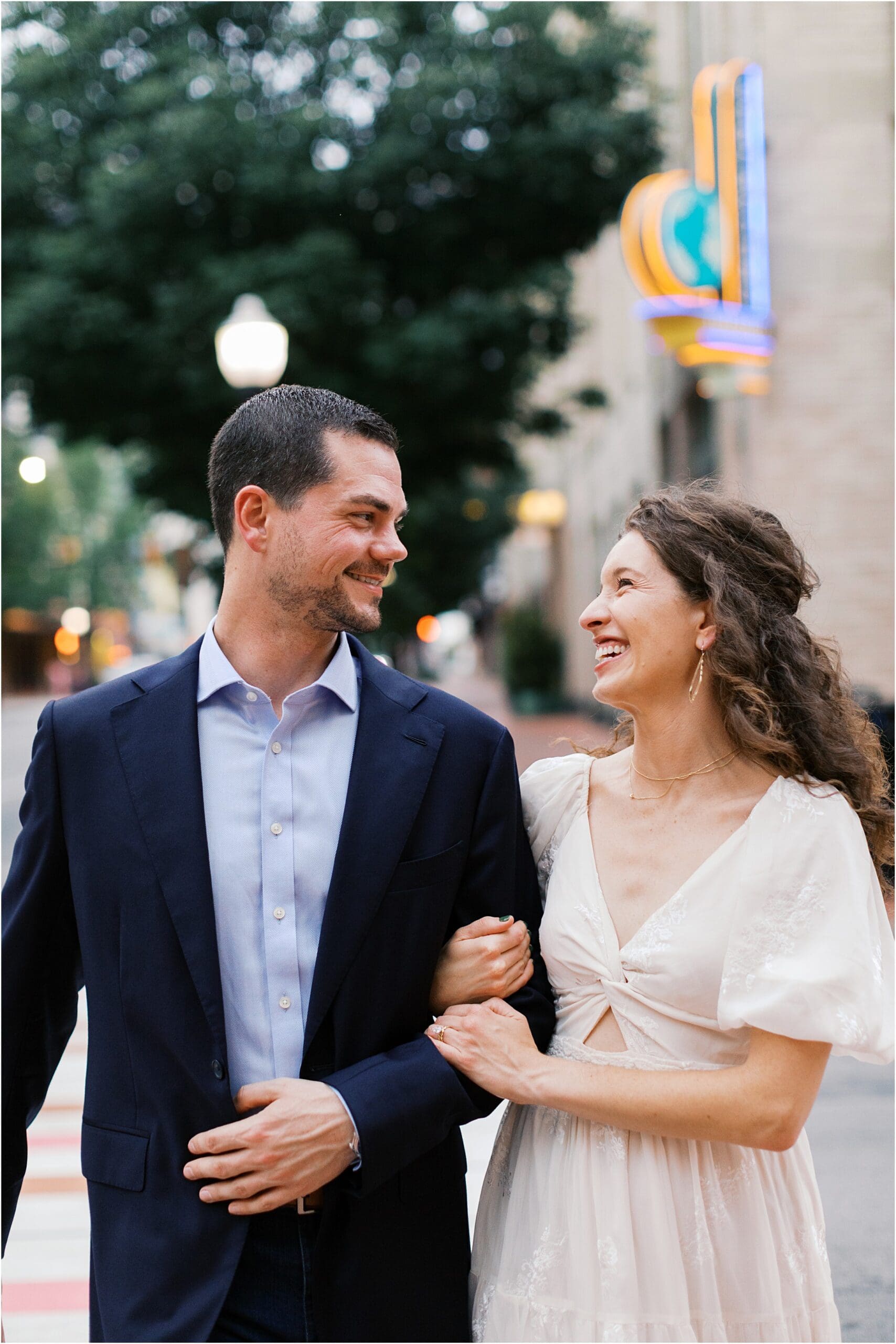 sundance square fort worth texas engagement session