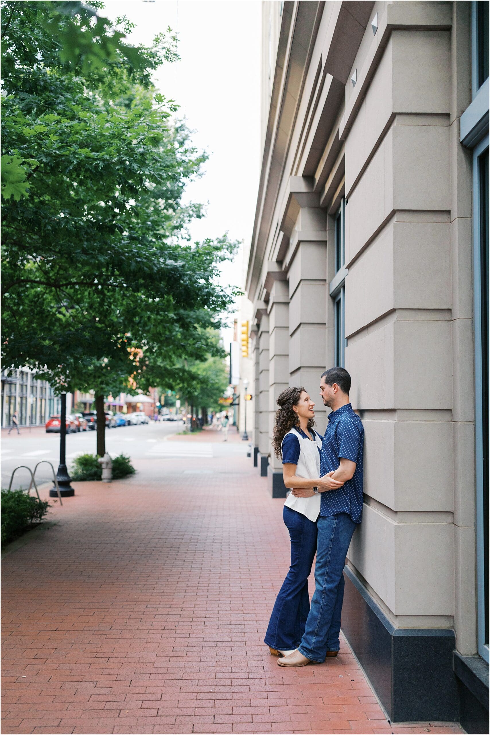 sundance square fort worth texas engagement session