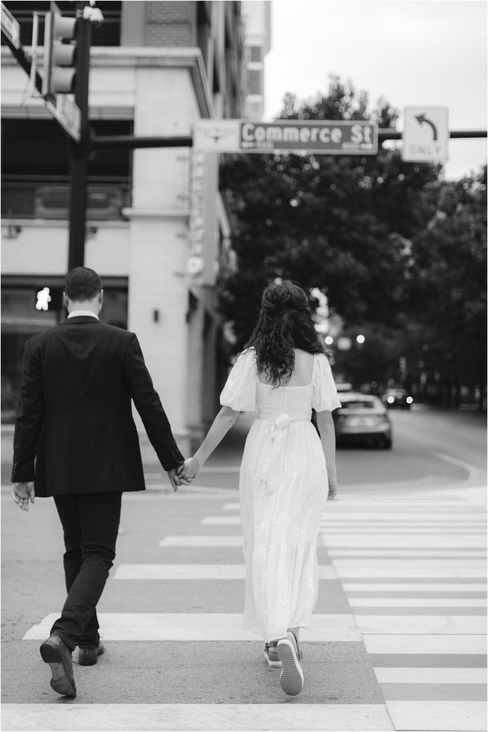 sundance square fort worth texas engagement session