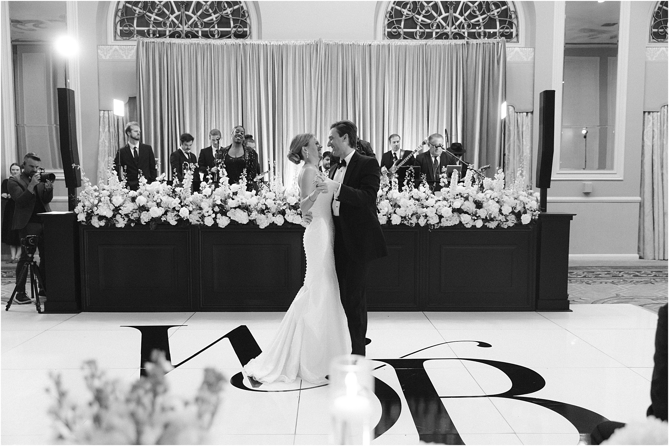 dancing in grand ballroom at the adolphus hotel in dallas texas