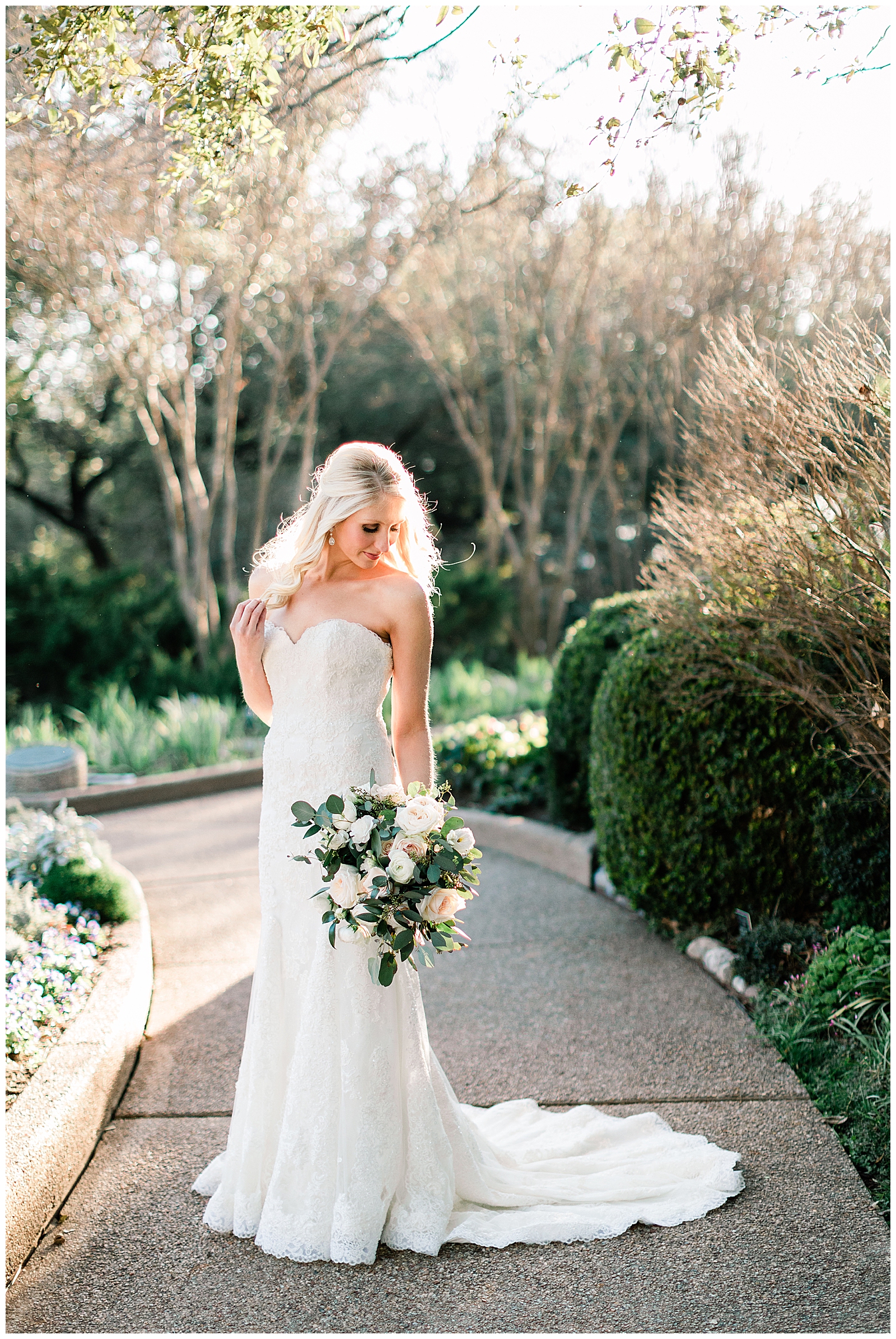 Brittany S Bridal Portraits At The Fort Worth Botanical Gardens
